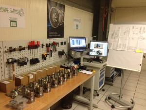 Montage fin d'axes rotatifs